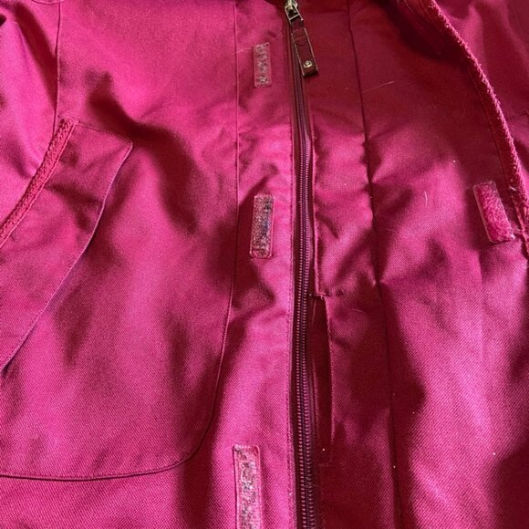 Womens BURTON Dry Ride Snow Board Ski Jacket size L Large Maroon - Picture 5 of 9